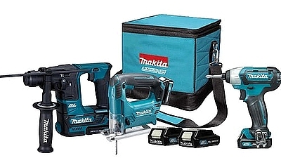 סט מברגה גקסון פטישון CLX220 12V מתוצרת Makita מקי